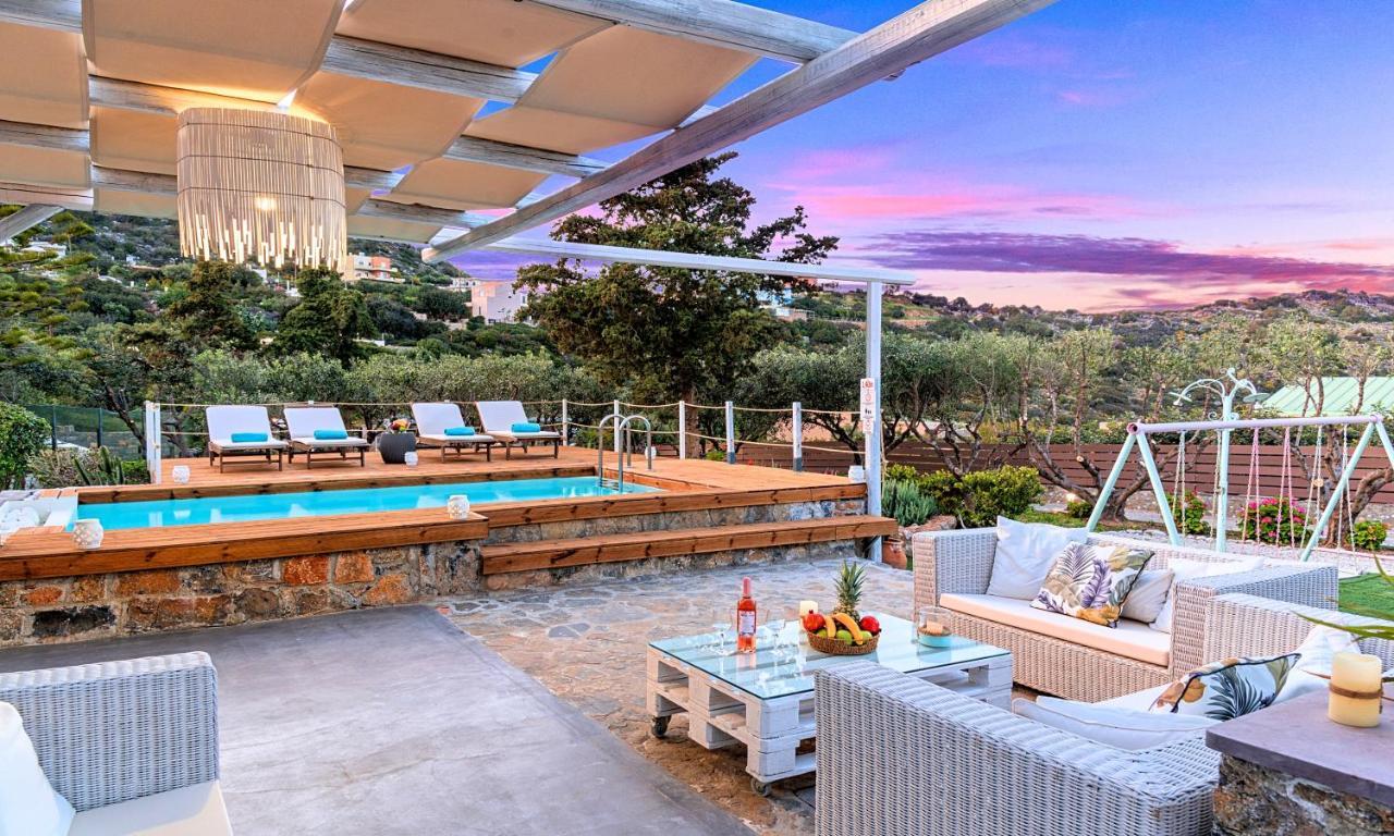 Cretan Lodge Heated Pool Ágios Nikólaos Екстериор снимка