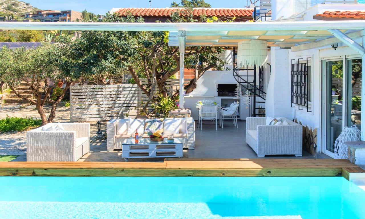 Cretan Lodge Heated Pool Ágios Nikólaos Екстериор снимка