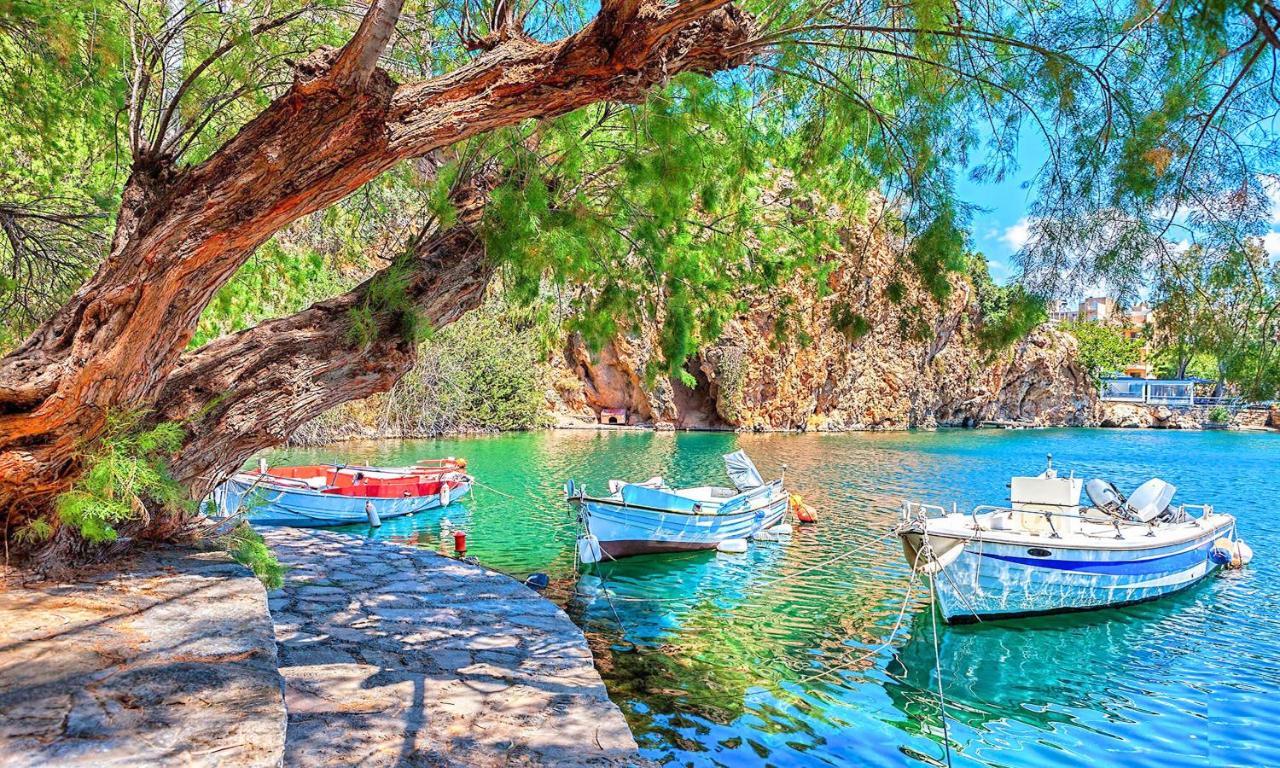 Cretan Lodge Heated Pool Ágios Nikólaos Екстериор снимка