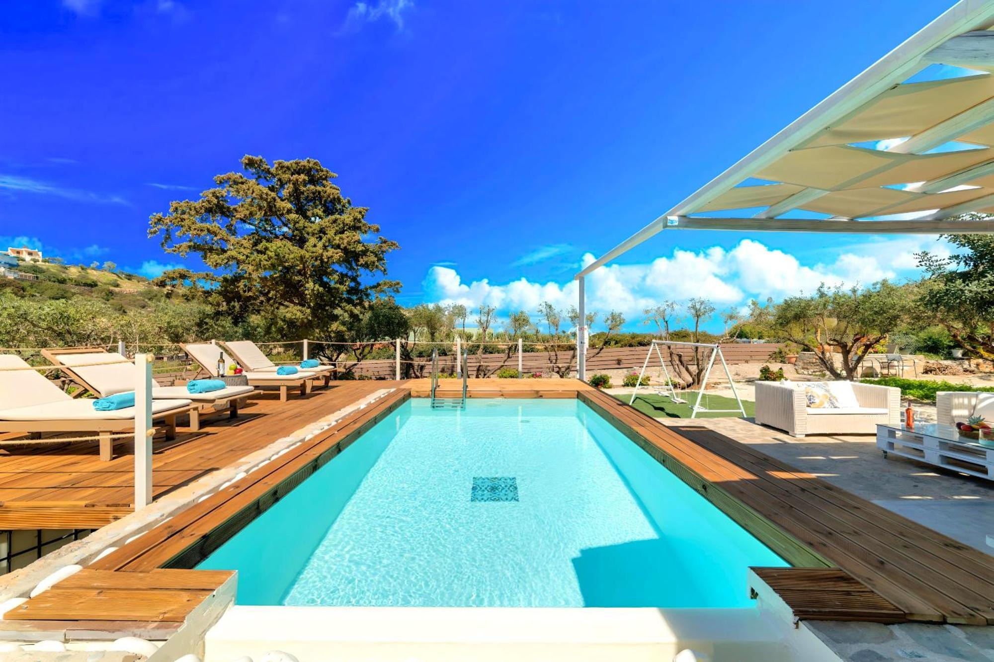 Cretan Lodge Heated Pool Ágios Nikólaos Екстериор снимка