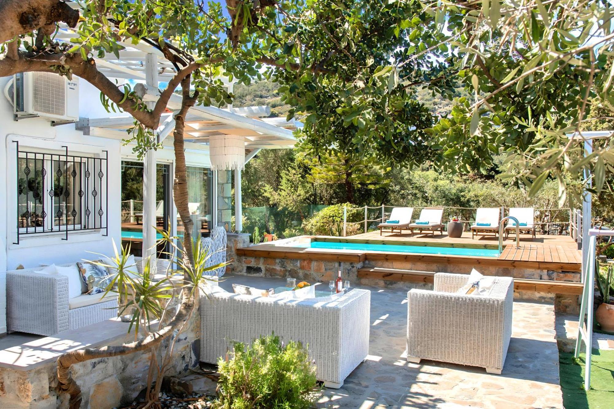 Cretan Lodge Heated Pool Ágios Nikólaos Екстериор снимка
